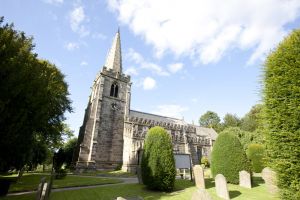 The church vicarage, Hathersage (Charlotte stayed here with Ellen Nussey) 2 sm.jpg